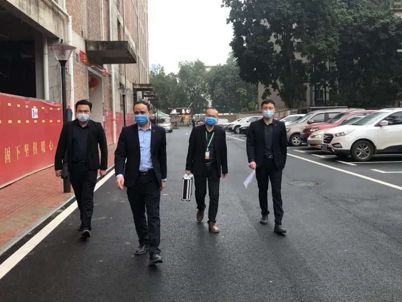 南鷹苑工地巡檢，打好復(fù)工第一戰(zhàn)